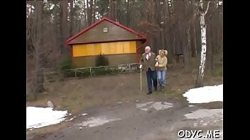 Play Juicy babe fucks old stud