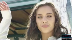 Play Uma Jolie's Big Round Ass Striptease for Playboy