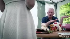 Play Teen Pussy Begs for Old Man's Hard Sex in Sensual Encounter