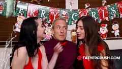 Play Stepdad's Forbidden Taboo Desire: Threesome with Teen Stepdaughters