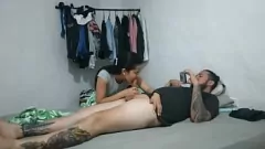 Play Tattooed Latina Milf Invites Friend Over for Hard Doggystyle