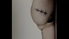Play Juicy Fishnet Babe Spanked and Worshipped
