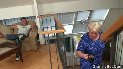 Play Busty Blonde Granny Gets Reality Fuck from Behind