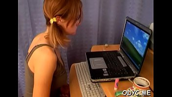Play Innocent sweetheart takes old cock