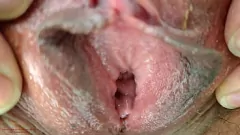 Play Blonde MILF Flashes Her Hairy Pussy