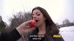 Play Blindfolded European Sluts Suck Strangers' Dicks For Cash In Public