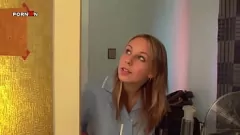 Play Teen bitches in stockings get hardcore facial and threesome