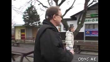 Play Barely legal slut loves old chap greater amount than her coevals