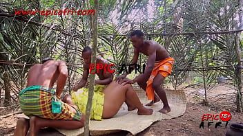 Play Three huge black dicks is not enough for this milf